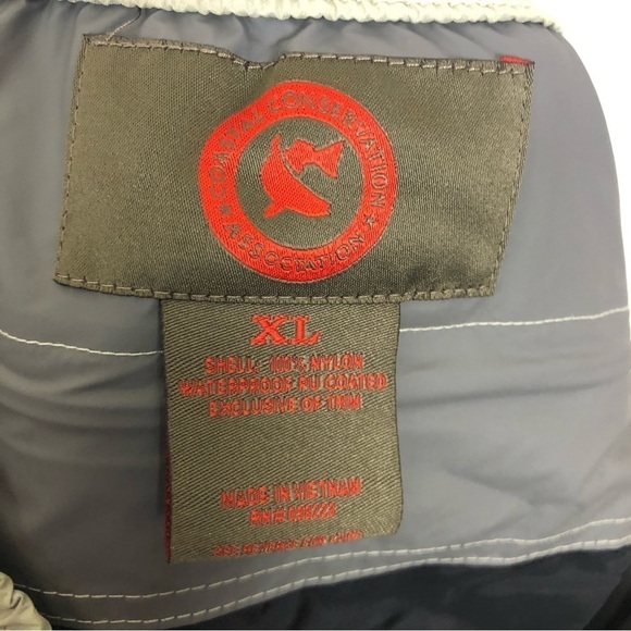 Coastal Conservation Waterproof PU Coating Size XL Convertible Pants Khaki - Picture 3 of 14